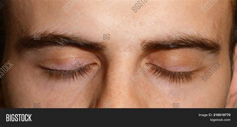 Closed Eyes Man Image Photo Free Trial Bigstock