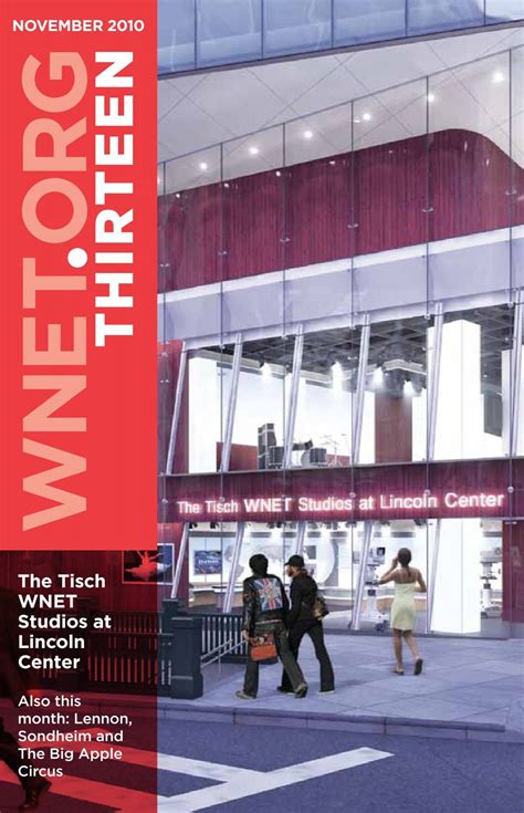 The Tisch WNET Studios at Lincoln Center - THIRTEEN Thank-You