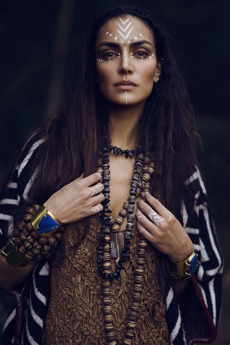 Tribal Jewelry By Erika Peña Native American Makeup Tribal Makeup Warrior Makeup