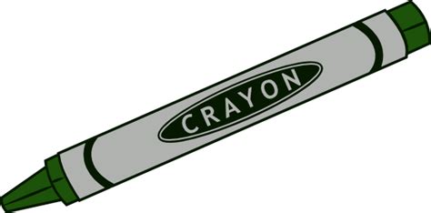 Green Crayon Clip Art At Vector Clip Art Online Royalty