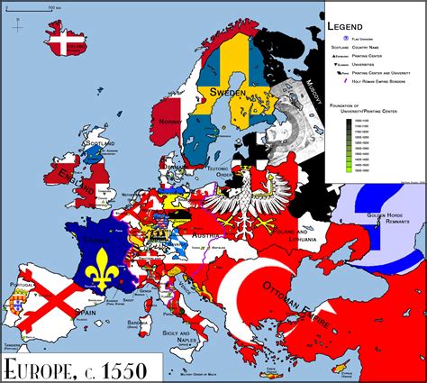 Europe 1550 By Creedos On Deviantart