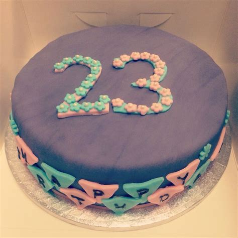 23rd Birthday Cake 23rd Birthday Cake Women Girl Happybirthday