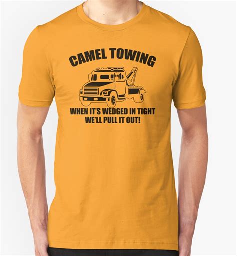 camel towing mens t shirt tee funny tshirt tow service toe college humor cool t shirts