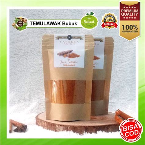 Jual Temulawak Bubuk Original Serbuk Temulawak Java Tumeric Powder
