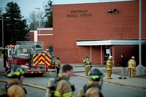Fire At Northeast Middle School
