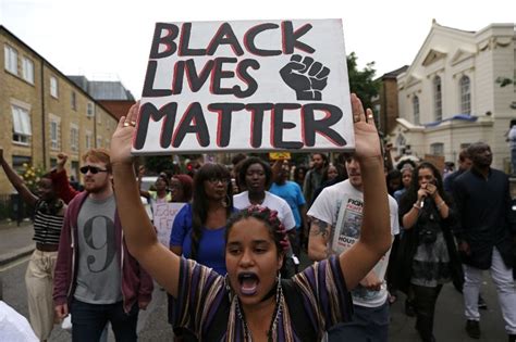 Hundreds Join Black Lives Matter Protest In London Abs Cbn News