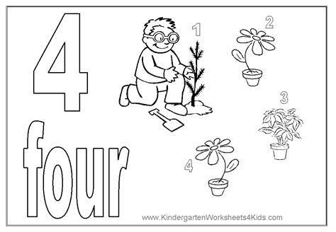 Number Coloring Pages 1 10