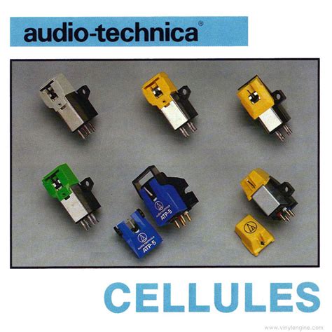 Audio Technica Cellules Product Catalogue Vinyl Engine