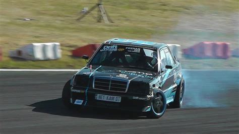 Crazy Mercedes 190 Drift Build In Action Youtube