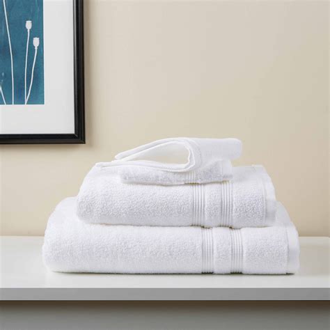 Mainstays Performance Solid 6 Piece Bath Towel Set Arctic White