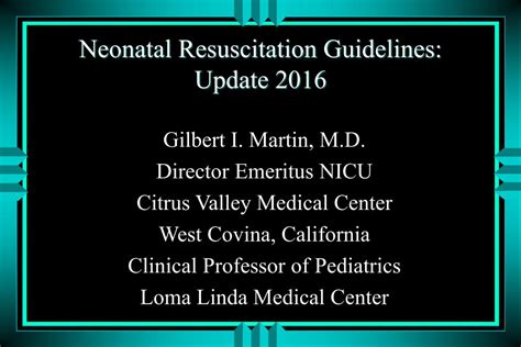 Pdf Neonatal Resuscitation Guidelines Update 2016 Wp