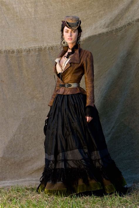 Megan Fox Steampunk Clothing Wild West Costumes Wild West Outfits
