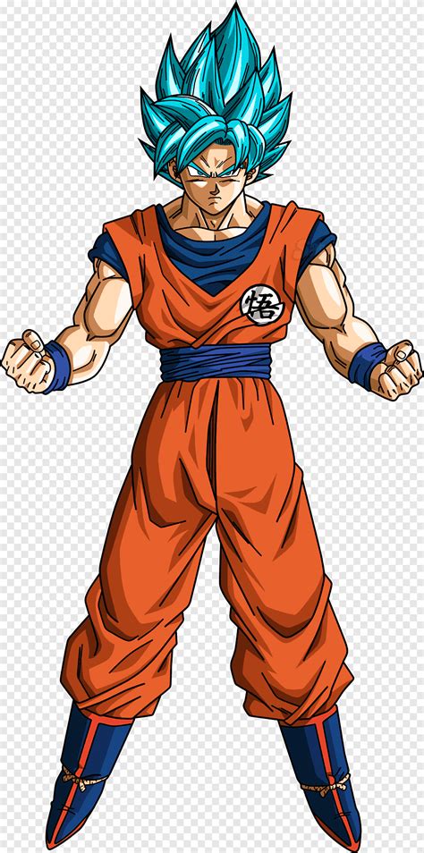 Goku Ssj Blue V3 Son Guko Character Png Pngegg