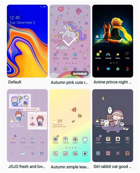 Aestheric Samsung Themes That Can Be Found In Galaxy Themes Galaxy