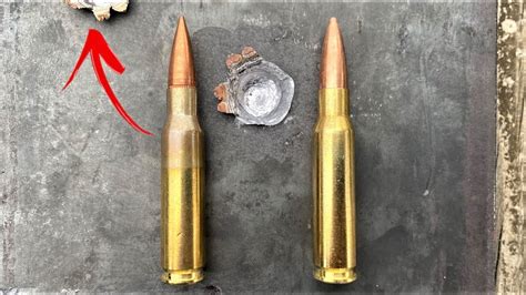 308 Vs 762 Nato Huge Difference On Steel Youtube
