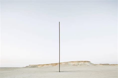 Richard Serras Monumental Public Art Work In The Qatari Desert East