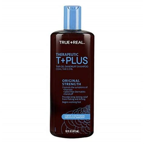 Truereal Therapeutic Plus Tar Gel Dandruff Shampoo 16 Fluid Ounce