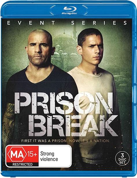 Prison Break Event Series 3 Disc Blu Ray Various Others Nelson