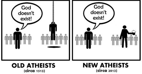 see if you can spot the subtle difference between the old atheists and the new atheists imgur