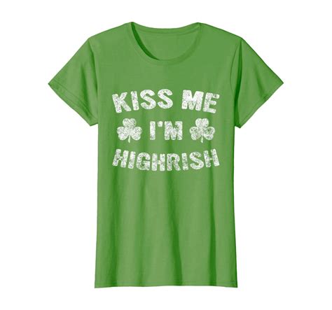 Saint Patricks Day Funny T Kiss Me Im Highrish T Shirt 4
