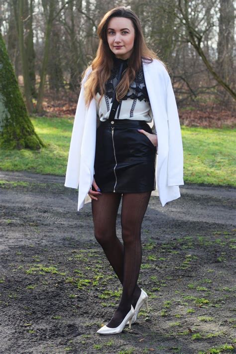 Winter Inspiration Leather Skirt Fashionmylegs Fashion Fashion