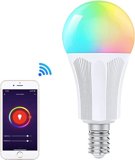 Orbecco Smart Wifi Led Light Bulb E14 16 Million Rgbwarm White Light