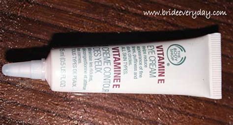 Milky jelly cleanser gently dissolves makeup and grime. The Body Shop Vitamin E eye cream Review