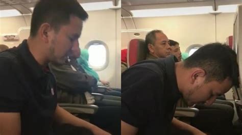 Viral Pria Salat Di Pesawat Warganet Salah Fokus Ke Wajahnya