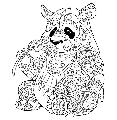 Panda Coloring Pages Printable