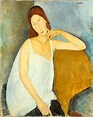 File:Amedeo Modigliani, 1919, Jeanne Hébuterne, oil on canvas, 91.4 x ...