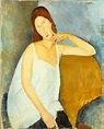 File:Amedeo Modigliani, 1919, Jeanne Hébuterne, oil on canvas, 91.4 x ...
