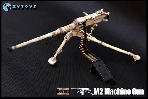 M2 Browning Heavy Machine Gun Desert Camo Allied Weapons Zy Toys