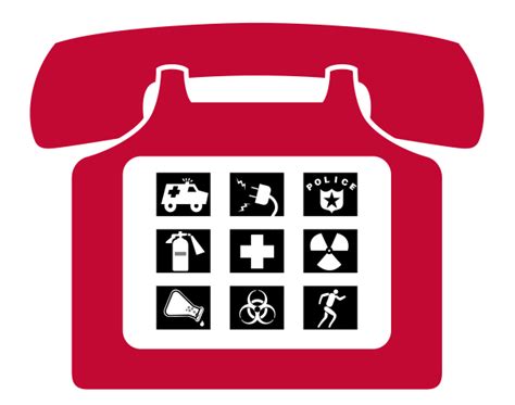 Emergency Numbers Clipart Clip Art Library