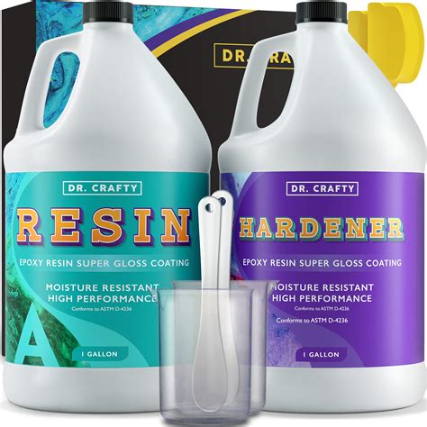 Buy Clear Epoxy Resin Crystal Clear Art Resin Epoxy Clear 2 Part Epoxy Resin 2 Gallon Kit
