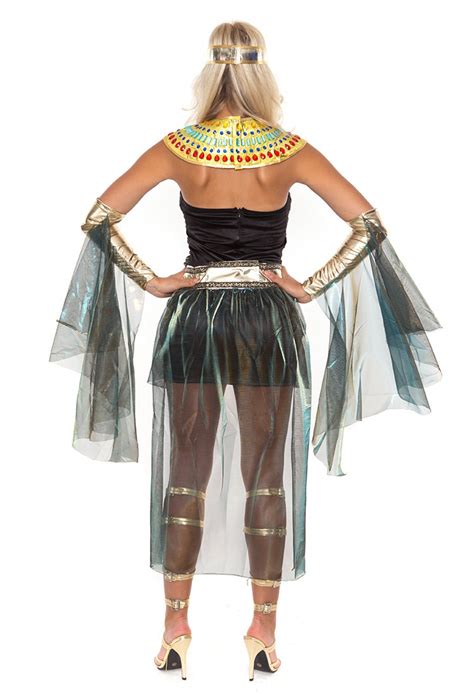 Ladies Cleopatra Costume Roman Egyptian Greek Goddess Fancy Dress Outfits
