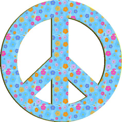 Animated S Graphic Peace Peace Love Happiness Peace Sign