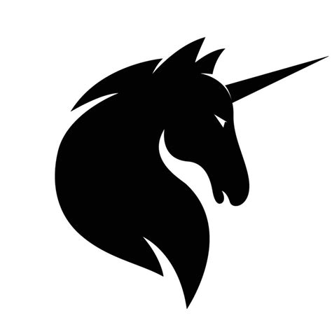 Download High Quality Unicorn Clipart Black And White Mythical Creature