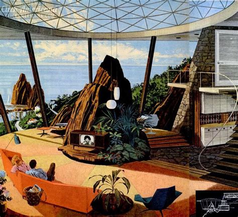 20 Stunning Space Age Retro Futuristic Home Concepts From The 60s
