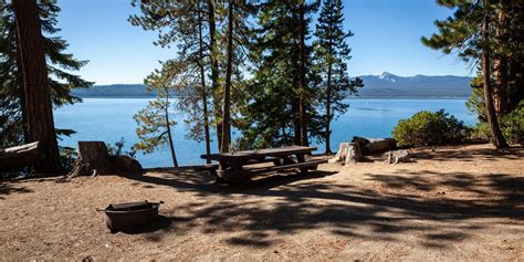 Camping Area 34 Lake Camping Sites Background