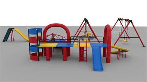 Playground 3d Model Obj Ma