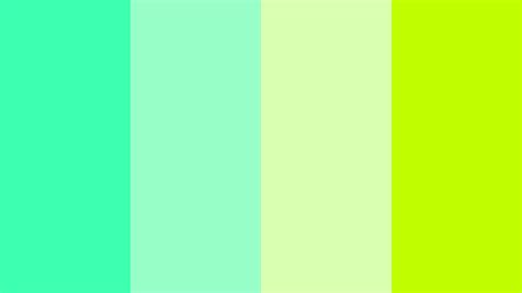 √ Neon Green Color Palette