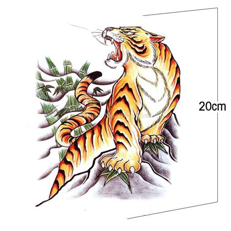 40 desain tato harimau naga untuk pria ide tinta pria. Gambar 20x22 Cm Besar Naga Phoenix Elang Ular Harimau ...
