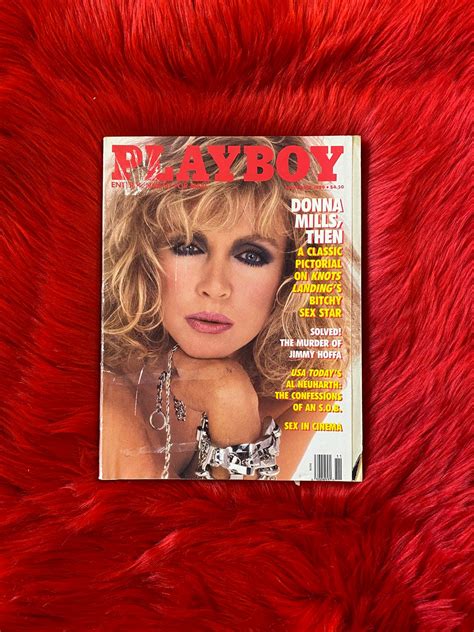 Vintage Playboy Magazine November 1989 Donna Mills And Sex In Etsy