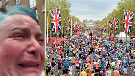 Heartbreaking Moment London Marathon Runner Who Raised £9000 For Charity Called Fat And Slow