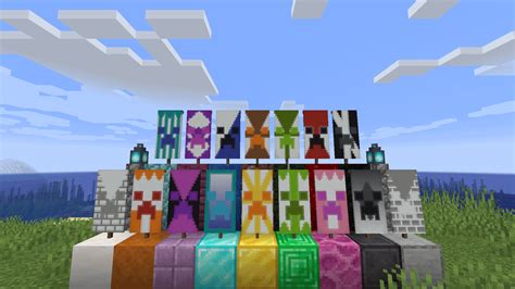 So I Made Creeper Banners Using Every Color In Minecraft Rminecraft