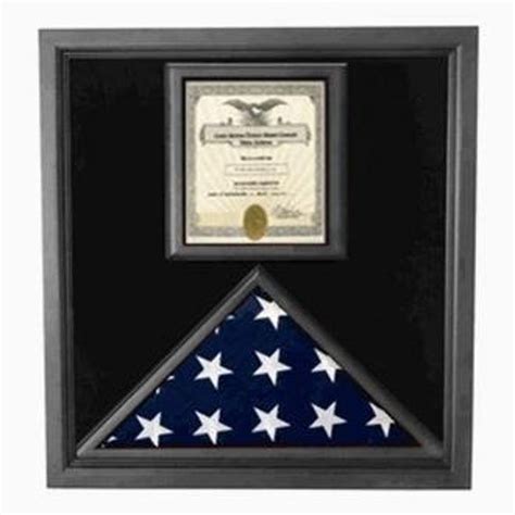 Flag And Certificate Case Black Frame American Made Etsy In 2021