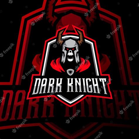 Premium Vector Dark Knight Mascot Logo Esport Gaming Illustration