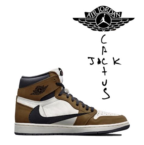 2019年4月 Travis Scott × Nike Air Jordan 1 High Og Cactus Jack