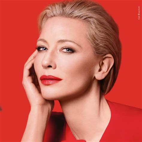 Cate Blanchett Fan Cate Armani Beauty Holiday Campaign