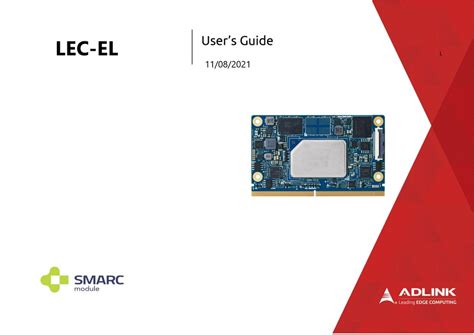 Adlink Technology Smarc Module Lec El Product Specification Pdf